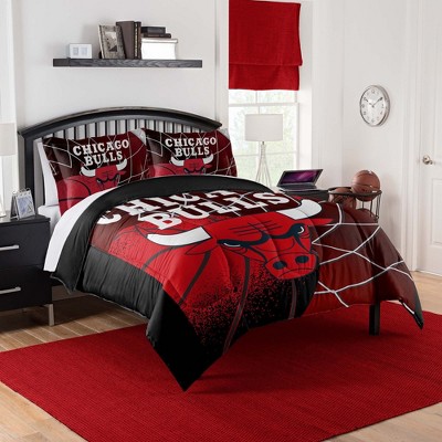 NBA Chicago Bulls Comforter & Pillow Sham Set