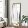 SpassWay Black/Gold Accent Wall Mirror Bathroom/Vanity Mirror Overmantal Mirror Overmantel Mirror for Living Room Bedroom Entryway - 2 of 4