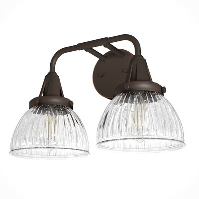 Hunter Fans Cypress Grove 2 - Light Vanity in  Onyx Bengal