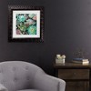 Trademark Fine Art - Danhui Nai Floral Succulents v2 Crop Matted Framed Art - 2 of 4