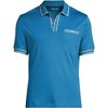 Lands' End Men's Short Sleeve Tipped Welt Pocket Supima Polo - 3 of 3