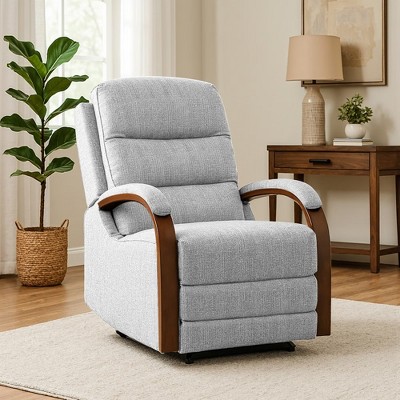 GlasFlength Accent Chairs Modern with Comfortable Seating for Living Room or Lounge Area Gray,36.6”*30”*42.5"