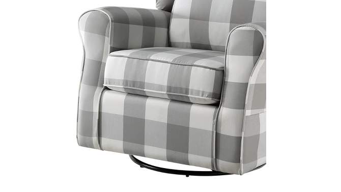 Patli 35&#34; Accent Chairs Gray Fabric - Acme Furniture, 2 of 10, play video