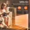 QingMoon 550W Graphene Wall Heater, Energy Efficient Electric Heating Panel with Adjustable Thermostat, Safe and Quiet Operation for Home and Office - 4 of 4