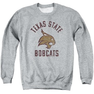 Texas State University Official Bobcats Logo Adult Crewneck Sweatshirt - 1 of 4