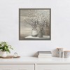 Amanti Art Willow Still Life Gray Pots Crop by Julia Purinton Framed Canvas Wall Art - 4 of 4