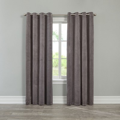 BrylaneHome BH Studio Velvet Grommet Panel