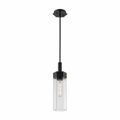 Claverack - 1 Light Pendant In Art Deco Style-17.25 Inches Tall and 5 Inches Wide