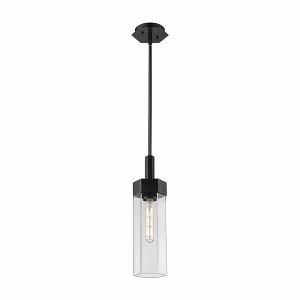Claverack - 1 Light Pendant In Art Deco Style-17.25 Inches Tall and 5 Inches Wide - 1 of 1