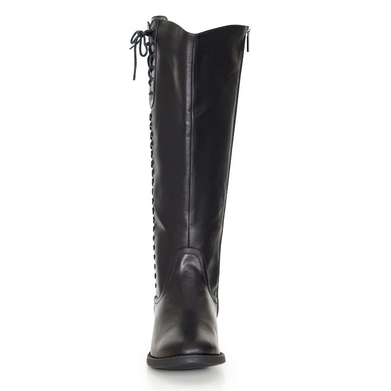 Women's WIDE FIT Leslie Tall Boot - black | AVENUE, 5 of 7
