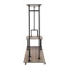 Organize It All Pipe Line Closet Organizer: Brown Garment Rack, MDF & Metal Frame, 64.5" Height, Closet System - 4 of 4