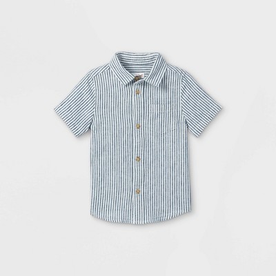 Toddler Boys' Striped Linen Woven Short 