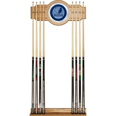 NBA Memphis Grizzlies Billiard Cue Rack with Mirror