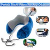 5 Star Super Deals Memory Foam Travel Pillow Orthopedic Contour Design with 360-Degree Head Support Neck Pillow - 3 of 4