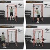 2000 Lbs Power Cage for Home Gym with Cable Cross-Over System, LAT Pull Down Workout Strength Training Weight Cage for Multiple Functions, Exercise - 4 of 4