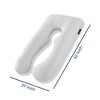 Upedic Pregnancy Pillow Cases set of 2 - 2 of 4