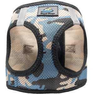Doggie Design American River Dog Harness Camouflage Collection-Blue - 1 of 3