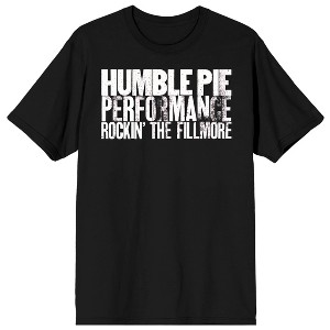 Humble Pie Rockin' The Fillmore Men's Black Short Sleeve Crew Neck Tee - 1 of 3