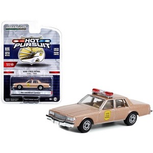 1987 Chevrolet Caprice Beige Metallic "Iowa State Patrol" "Hot Pursuit" Series 43 1/64 Diecast Model Car by Greenlight - 1 of 3