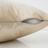 DSVIMOY Support Pillow Decorative Throw Pillow with Satin Finish for Sofa or Bed Use, Gold, 17"*17"*2" - 4 of 4
