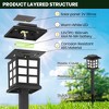 GIGALUMI Warm White Solar Path Lights, Waterproof LED with 10-Hour Runtime for Gardens, Patios & Driveways - 4 of 4