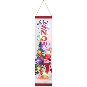 The Lakeside Collection Christmas Lighted Banners - 1 of 3