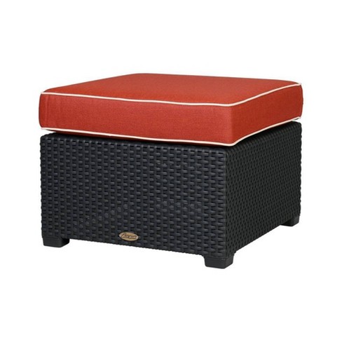 Rattan ottoman sales target