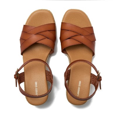Lands' End Women's Espadrille Wedge Sandals - image 2