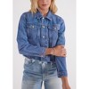 Women's Lennox Sunset Cliff Cropped Denim Jacket - ETICA - 4 of 4