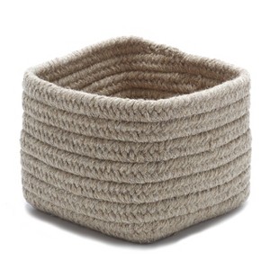 Colonial Mills Natural Shelf Square Storage - Light Beige 11"x11"x8"  100% All-Natural Wool Square - 1 of 1