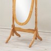 Roundhill Furniture Traditional Queen Anna Style Wood Floor Cheval Mirror - 4 of 4