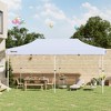 Outsunny 10'x20' Aluminum Pop Up Canopy Folding Instant Shelter Party Tent with Wheeled Bag, Thicker Tube, Ground Stakes for Patio Backyard - 3 of 4