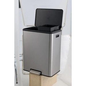 Stainless Steel Kitchen Trash Can - 1 of 4