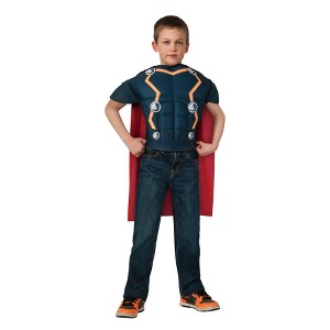 Avengers Assemble Marvel Thor Muscle Chest Shirt Child Costume - 1 of 4