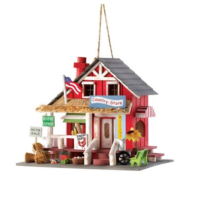 9" Country Store Wood Birdhouse - Zingz & Thingz