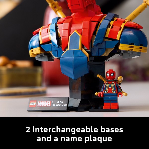 LEGO Marvel Busto de Iron Spider-Man Kit de Construcción para Adultos 76326 6