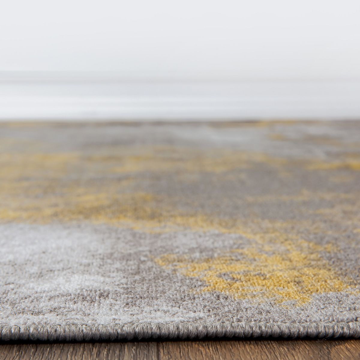 World Rug Gallery Contemporary Distressed Abstract Non Slip Area Rug: Stain & Fade-Resistant, Low Loop Pile - thumbnail 3