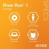 Intex River Run 1 Person Inflatable Tube Raft Float for Lake, Pool, and River - 2 of 4