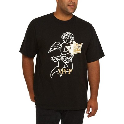 MVP Collections Men's Big and Tall Crown Logo T Shirt