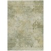 HomeRoots 5' X 8' Sage And Beige Abstract Washable Indoor Outdoor Area Rug - 4 of 4