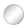 GlasFlength Decorative Wall Mirrors 28*28 Inch Bathroom Mirror Modern Wall Decor, Unique Style, for Entryway, Bedroom,Living Room, Washroom, Black - 2 of 4