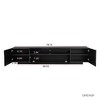 Sapphtopaz TV Stand for TVs with LED Entertainment Center Storage Cabinet with Drawer and Open Shelves TV Stands for Living Room - 4 of 4