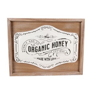Transpac Wood/Metal/MDF Layered Wall Decor Home Decorations Spring - 1 of 1