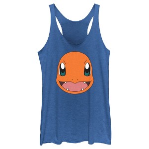 Women's Pokemon Charmander Smile Racerback Tank Top - 1 of 4