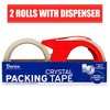 Darice Packing Tape with Dispenser, Heavy-Duty 2 Pack Packaging Tape - 2 of 4