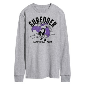 Men's - Teenage Mutant Ninja Turtles - Shredder Foot Clan Long Sleeve Graphic T-Shirt - 1 of 4