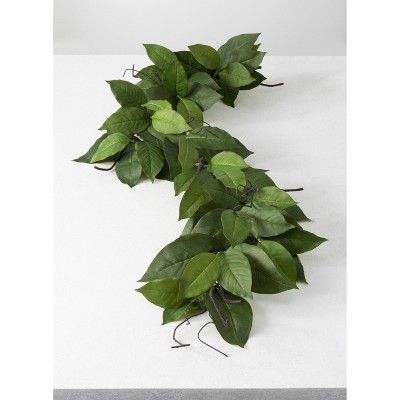 Sullivans Artificial Salal Leaf Garland 5'5"L Green