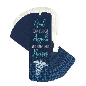 Dicksons God Took His Best Angels Made Nurses 6 inch Paper Tussled Bookmark Pack of 12 - 1 of 4