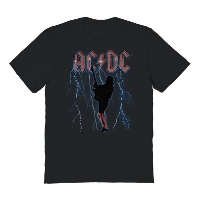 Acdc Men's Thunder 1 Short Sleeve Graphic Cotton T-Shirt