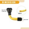 Unique Bargains Universal Car Tubeless Tire Valve Gold Tone 5 Pcs - 4 of 4